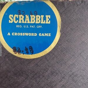 Vintage Scrabble Game. 1953.